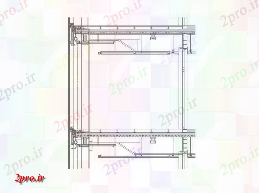 دانلود نقشه  جزئیات آسانسور و    سازه  طرحی بلوک ساخت و ساز  (کد129212)