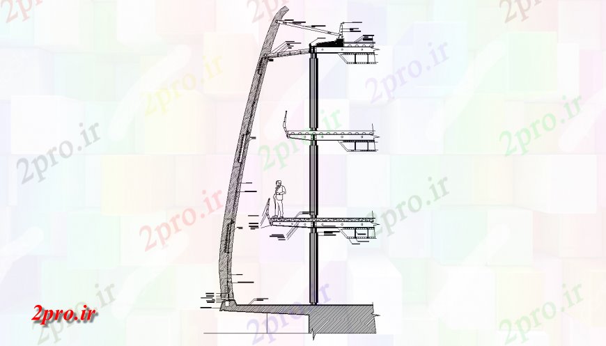 دانلود نقشه جزئیات ساخت و ساز کازینو طراحی جزئیات ساخت و ساز  اتوکد (کد129248)