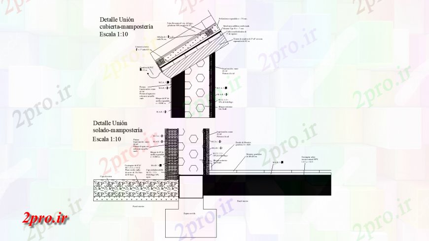 دانلود نقشه طراحی اتوکد پایه اتحادیه جزئیات طراحی جزئیات پوشش سنگ تراشی اتوکد (کد129298)