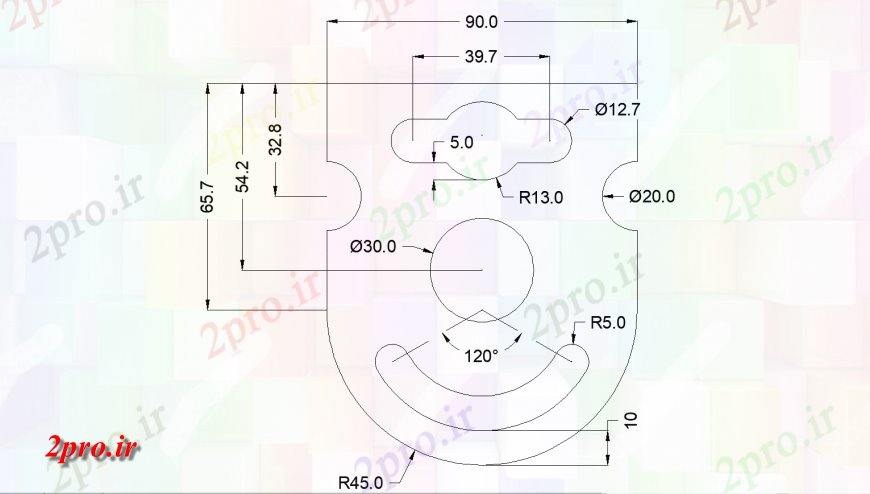 دانلود نقشه بلوک های مکانیکی ماشین آلات فلزی قسمت جزئیات طراحی  اتوکد (کد129310)