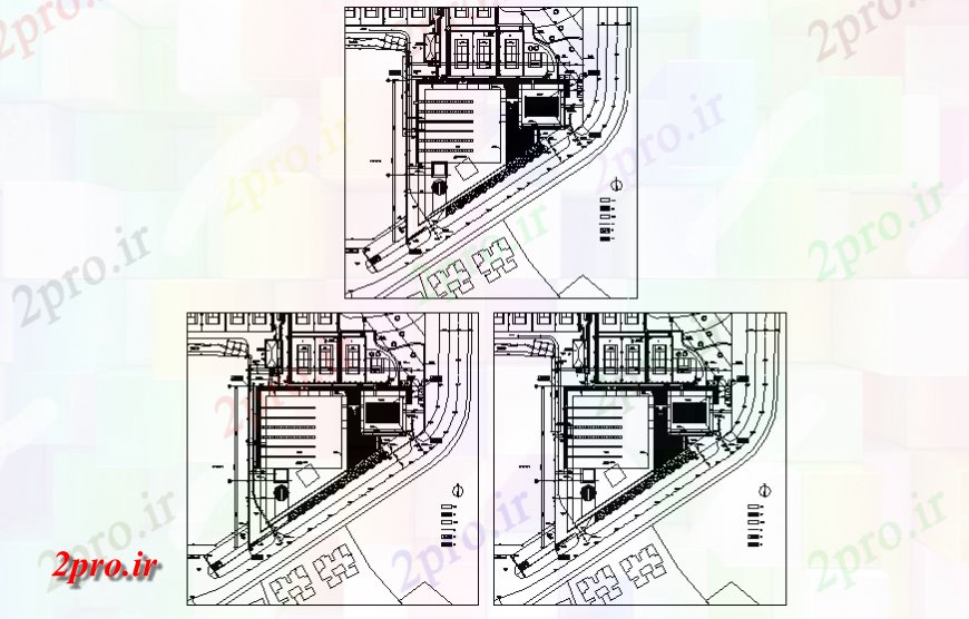 دانلود نقشه کارخانه صنعتی  ، کارگاه طرحی معماری کارخانه صنعتی  ، کارگاه جزئیات (کد129361)