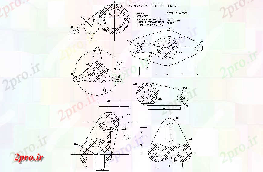 دانلود نقشه بلوک ، آرام ، نماد شکل هندسی پویا طراحی با دستورات  (کد129421)