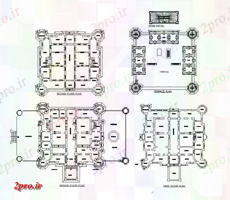 دانلود نقشه برنامه ریزی شهری دولت جزئیات ساختمان نمای واحد ساخت و ساز اتوکد (کد129436)