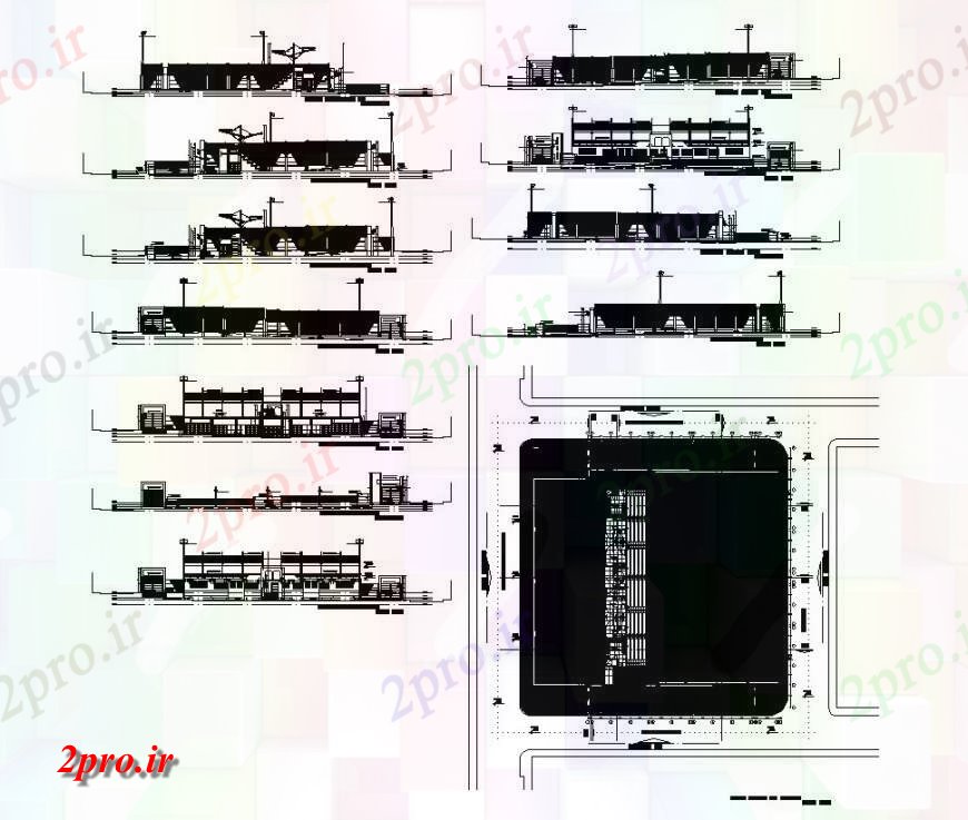 دانلود نقشه دانشگاه ، آموزشکده ، مدرسه ، هنرستان ، خوابگاه - دانشگاه ، آموزشکده جزئیات ساختمان بلوک ساختاری چیدمان اتوکد 32 در 40 متر (کد129560)