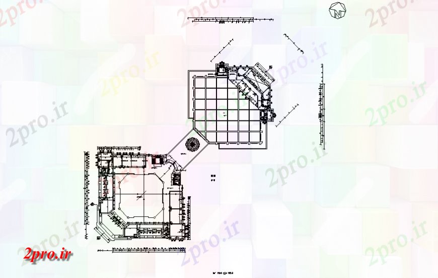 دانلود نقشه طراحی جزئیات ساختار ساختار خانه دوقلو طبقه اول طرحی فریم جزئیات (کد129597)