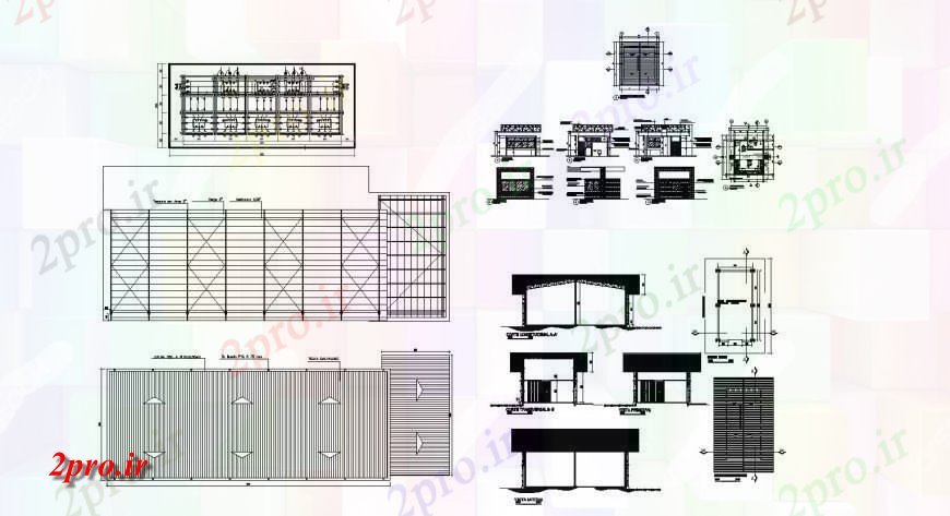 دانلود نقشه طراحی جزئیات ساختار خرپا بالای صفحه  طرحی جزئیات طراحی  اتوکد (کد129776)