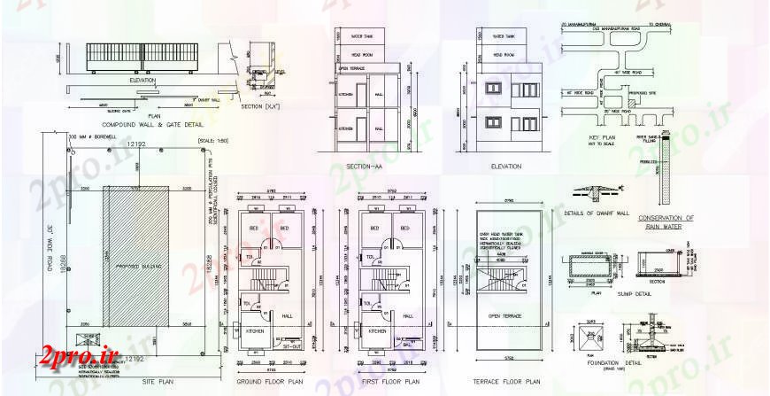 دانلود نقشه مسکونی  ، ویلایی ، آپارتمان  پیشنهاد ساخت طراحی آپارتمان   اتوکد (کد129784)