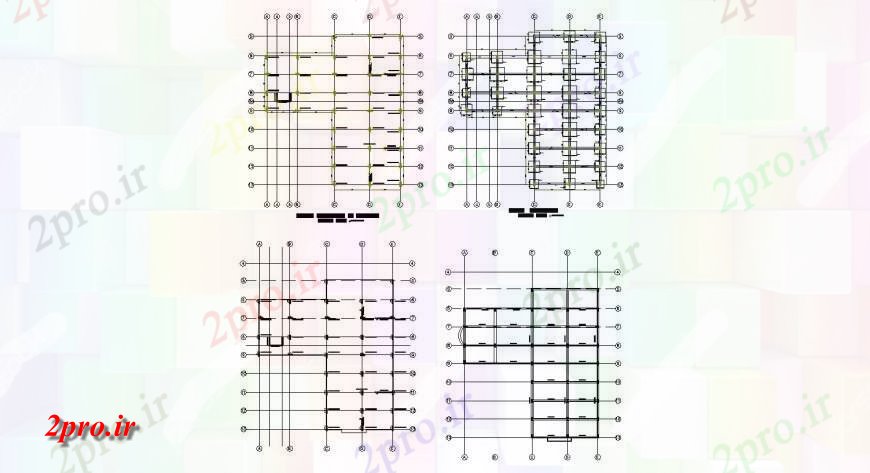 دانلود نقشه مسکونی  ، ویلایی ، آپارتمان  بنیاد طراحی از ویلا اتوکد (کد129881)