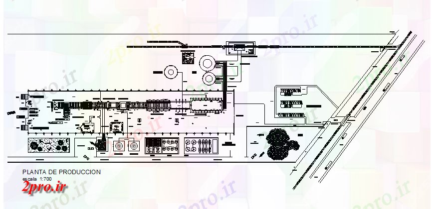 دانلود نقشه کارخانه صنعتی  ، کارگاه طرحی تولید شیشه کارخانه صنعتی  ، کارگاه طرحی معماری جزئیات (کد129963)