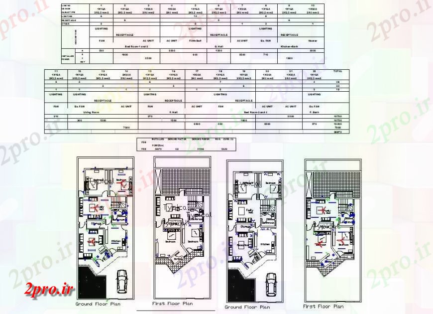 دانلود نقشه مسکونی  ، ویلایی ، آپارتمان  مسکن ساختار جزئیات  بلوک ساخت و ساز  (کد130194)