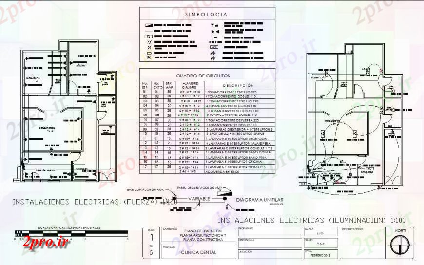 دانلود نقشه برق مسکونی جزئیات الکتریک ساخت طراحی با طرح، منطقه نمودار و جزئیات و غیره 8 در 12 متر (کد130203)