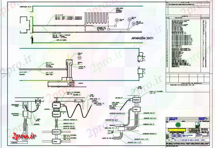 دانلود نقشه طراحی داخلی جزئیات های برق و اتوماسیون  دو بعدی    طرحی بلوک  (کد130241)