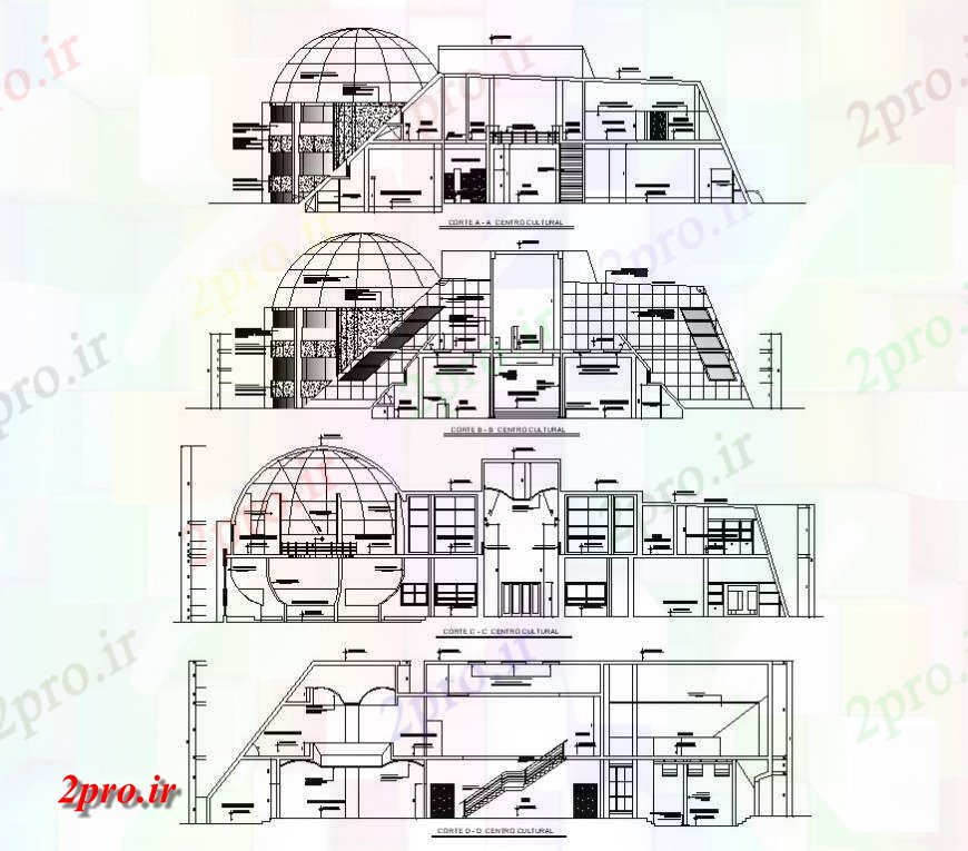 دانلود نقشه برنامه ریزی شهری معماری دولت ساختمان اداری جزئیات  دو بعدی   چیدمان اتوکد (کد130439)