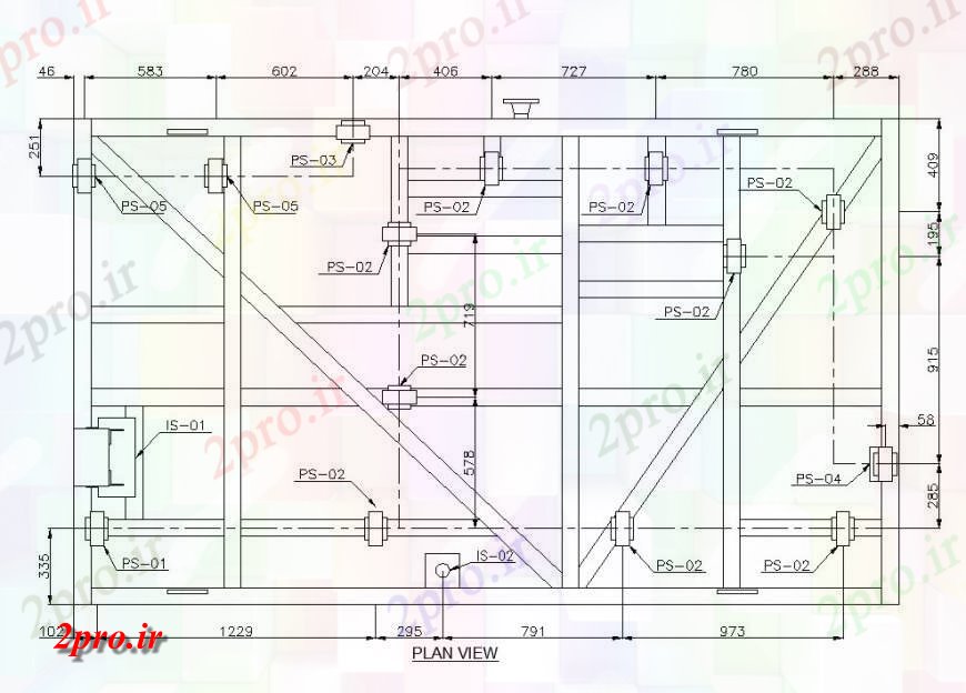 دانلود نقشه جزئیات لوله کشی سیستم لوله جزئیات  طرحی  (کد130444)