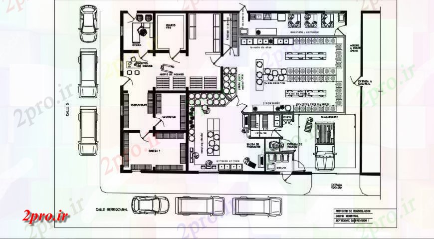 دانلود نقشه جزئیات فضای داخلی ناهار خوری  محل غذاخوری از یک ساختمان شرکت های بزرگ بالای صفحه   طرح (کد130505)