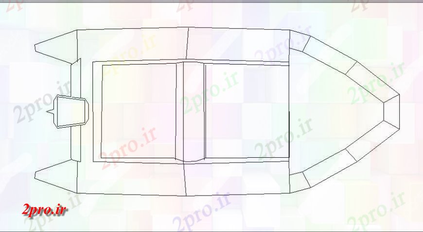 دانلود نقشه بلوک وسایل نقلیه سرعت قایق  صفحه نما طراحی    (کد130523)