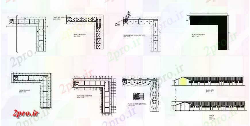دانلود نقشه فرودگاه دفتر در طراحی ساختمان فرودگاه با طرح (کد130551)
