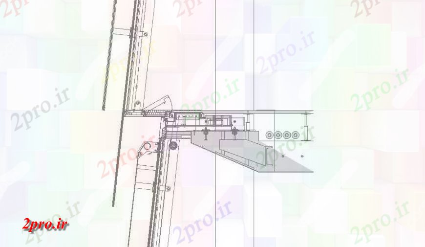 دانلود نقشه جزئیات ساخت و ساز جزئیات اتصال سازه واحد ساخت و ساز  چیدمان اتوکد (کد130896)