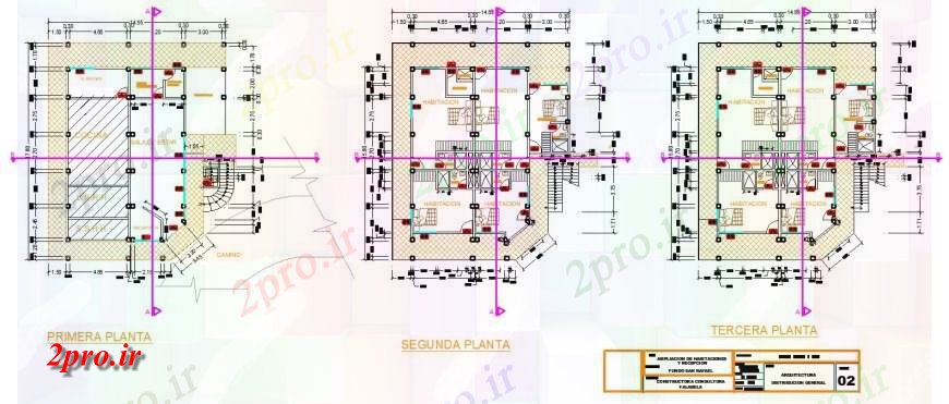 دانلود نقشه هتل - رستوران - اقامتگاه  طبقه هتل طراحی جزئیات طراحی کوچک اتوکد (کد130939)