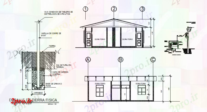 دانلود نقشه بلوک ، آرام ، نماد جزئیات زمین فیزیکی  (کد131069)