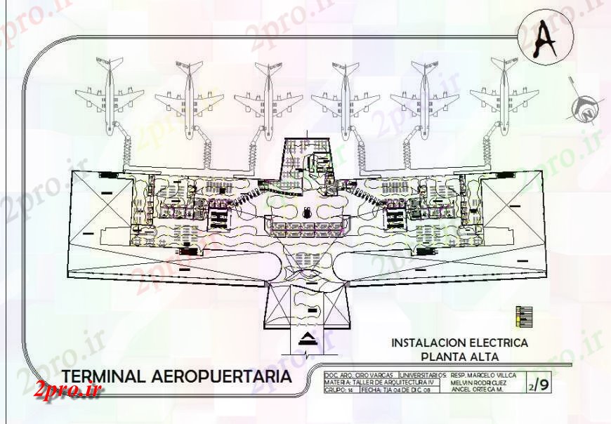 دانلود نقشه فرودگاه فرودگاه ساختمان ترمینال جزئیات نصب و راه اندازی الکتریکی چیدمان دو بعدی 128 در 325 متر (کد131098)