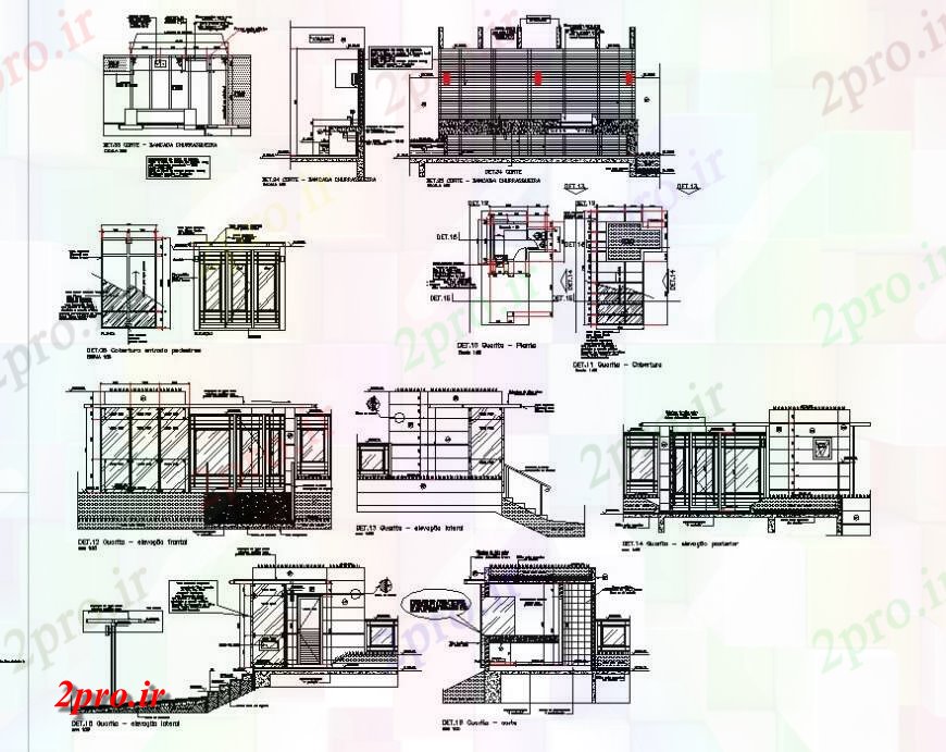 دانلود نقشه جزئیات طراحی ساخت آشپزخانه بستن بالکن و ساختمان جزئیات با طراحی جزئیات توالت اتوکد (کد131153)