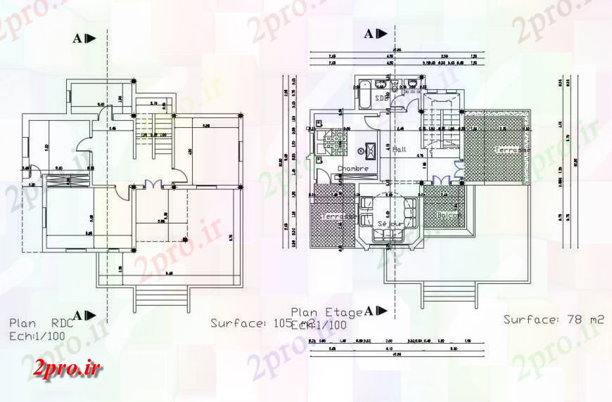 دانلود نقشه نمایشگاه ; فروشگاه - مرکز خرید قابسازی طرحی و برنامه طرحی جزئیات سالن فروشگاه 10 در 11 متر (کد131243)