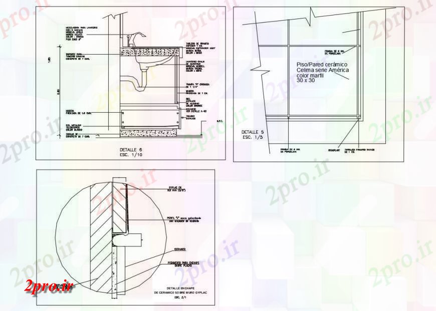 دانلود نقشه حمام مستر نصب و راه اندازی لوله کشی، لوله کشی  سازنده طراحی جزئیات  (کد131258)