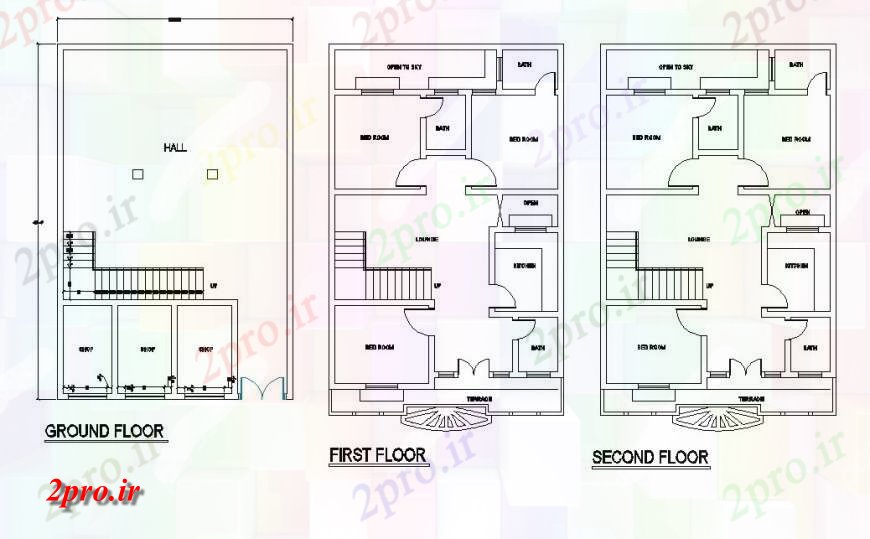 دانلود نقشه مسکونی  ، ویلایی ، آپارتمان  خانه طرحی ساخت و ساز  جزئیات (کد131275)