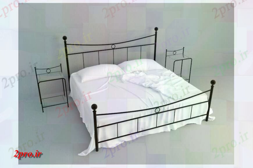 دانلود نقشه دو تخته  جزئیات مدل های تریدی از تختخواب دو طرحی بندی  طرحی تا (کد131297)