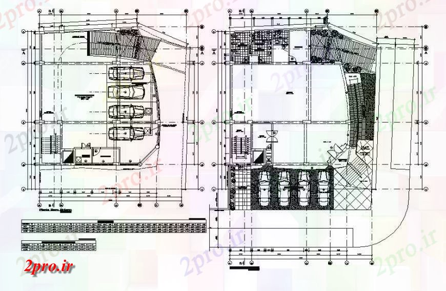 دانلود نقشه جزئیات و فضای داخلی شرکت دفتر طرحی بلوک ساختاری 15 در 17 متر (کد131318)
