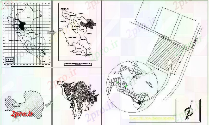 دانلود نقشه برنامه ریزی شهری طرحی نقشه کشور  بلوک (کد131326)