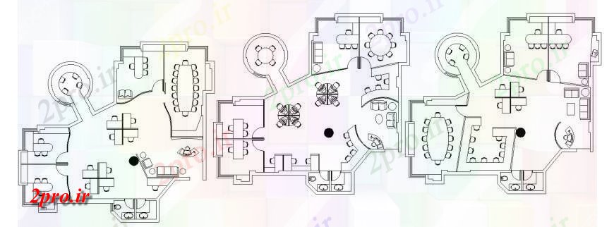 دانلود نقشه طراحی مبلمان بانکبانک گزینه طرحی طبقه طراحی  (کد131518)