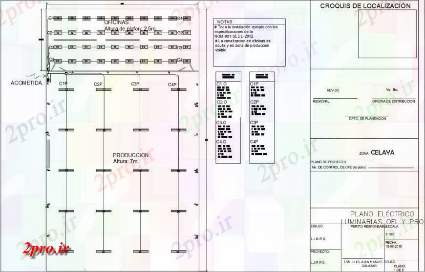 دانلود نقشه ساختمان اداری - تجاری - صنعتی طرحی دفتر طراحی  (کد131557)