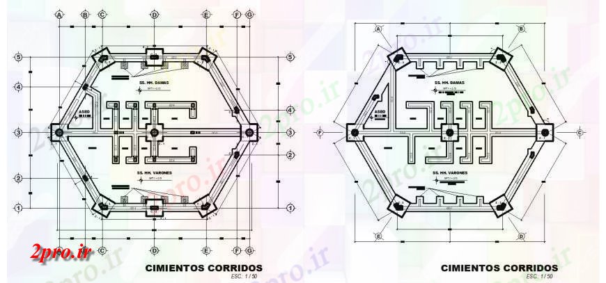 دانلود نقشه جزئیات ساخت و ساز خدمات طرحی ماژول طراحی  (کد131559)