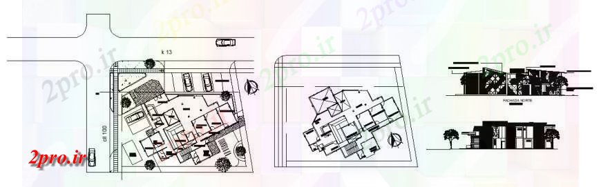 دانلود نقشه جزئیات و فضای داخلی شرکت طرحی جزئیات و نما تعاونی ساختار ساختمان اداری دو بعدی 19 در 27 متر (کد131670)