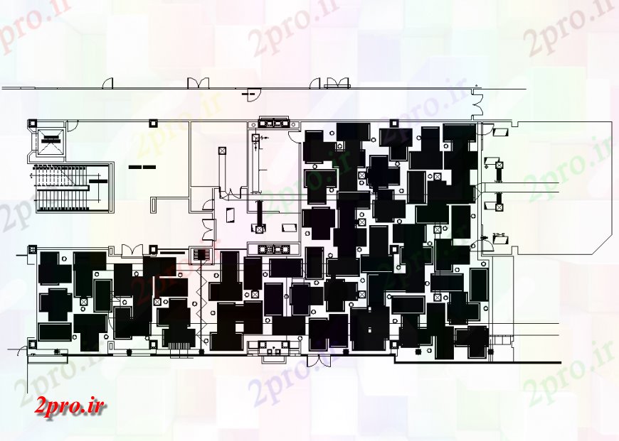 دانلود نقشه جزئیات ساخت و ساز محل سکونت و نصب و راه اندازی جزایر شناور فلزی طرحی جزئیات 20 در 37 متر (کد131725)