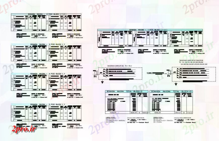 دانلود نقشه اتوماسیون و نقشه های برق جدول و بارهای نمودار خط جزئیات از خانه نصب و راه اندازی برق 15 در 26 متر (کد131794)