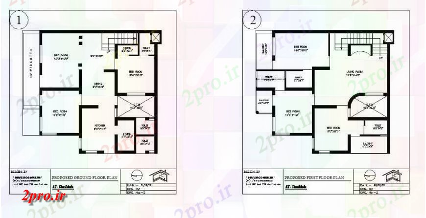 دانلود نقشه مسکونی ، ویلایی ، آپارتمان طرحی ساخت و ساز مسکن ساختار دو بعدی چیدمان اتوکد 10 در 11 متر (کد132110)