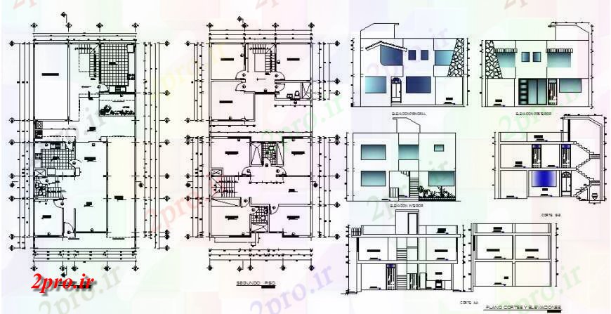 دانلود نقشه مسکونی  ، ویلایی ، آپارتمان  طراحی خانه های ویلایی مدرن کار طراحی  (کد132732)