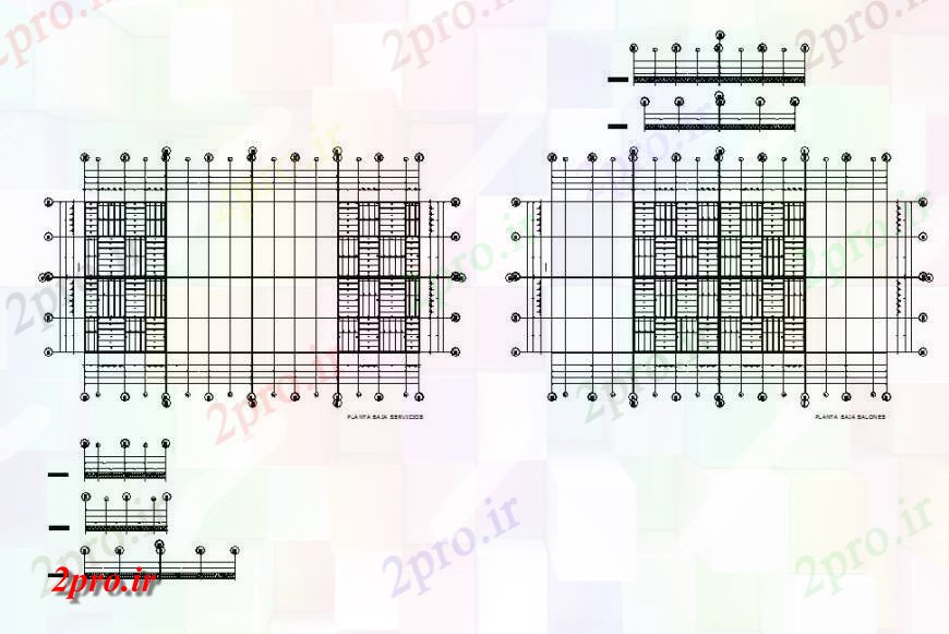 دانلود نقشه جزئیات میلگرد گذاری سازه  دو بعدی   ساخت و ساز  طرحی واحد  (کد132778)