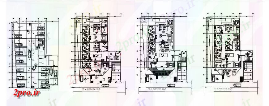 دانلود نقشه بیمارستان - درمانگاه - کلینیک بیمارستان دندانپزشکی کار 18 در 27 متر (کد132793)