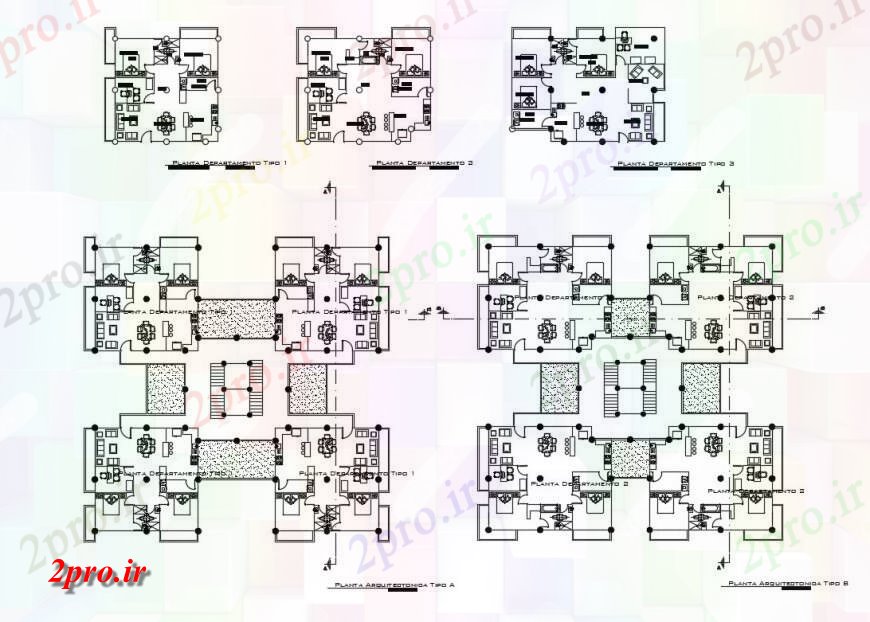 دانلود نقشه مسکونی  ، ویلایی ، آپارتمان  مسکونی طبقه آپارتمان   مسکن طرحی  (کد132872)