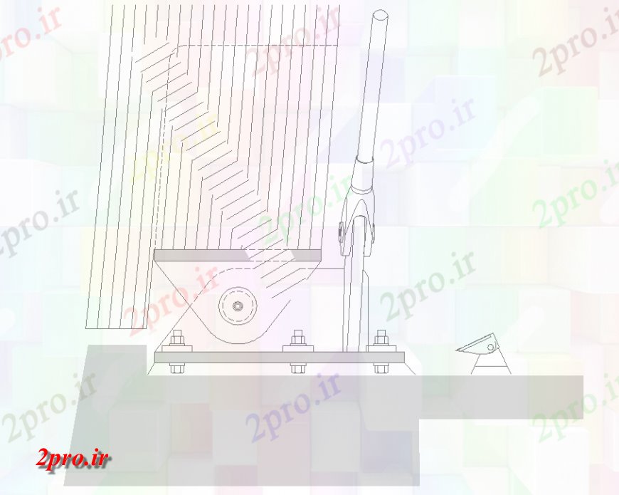 دانلود نقشه طراحی جزئیات ساختار طرحی ساختاری پایه با جزئیات و (کد133159)