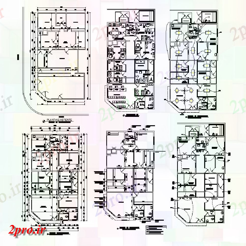 دانلود نقشه ساختمان اداری - تجاری - صنعتی ساختار ساختمان تجاری   (کد133226)