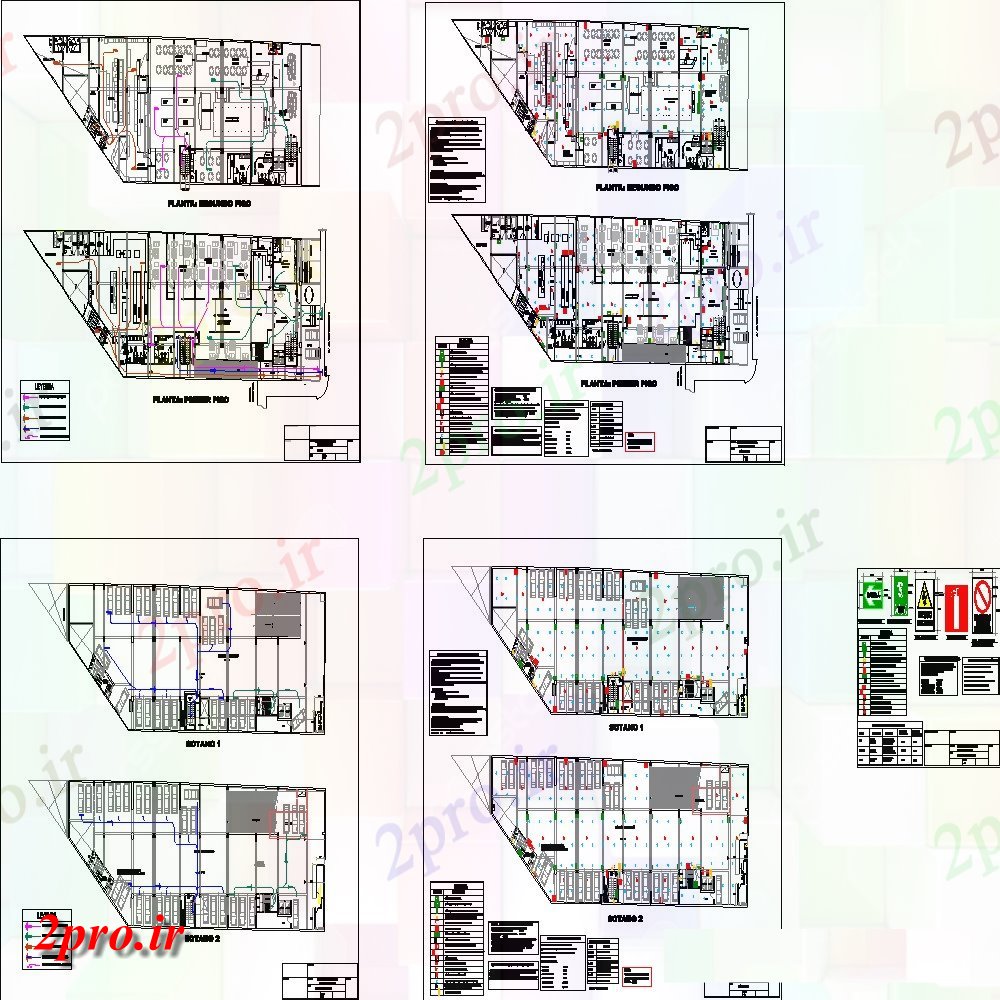 دانلود نقشه هتل - رستوران - اقامتگاه طرحی رستوران با جزئیات 20 در 67 متر (کد133244)