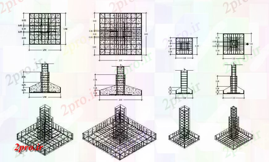 دانلود نقشه طراحی جزئیات ساختار سایت ساخت و ساز جزئیات (کد133272)