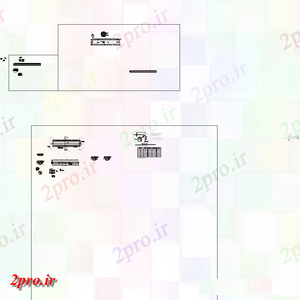 دانلود نقشه طراحی جزئیات ساختار طرحی بخش ساخت و ساز با جزئیات از (کد133327)