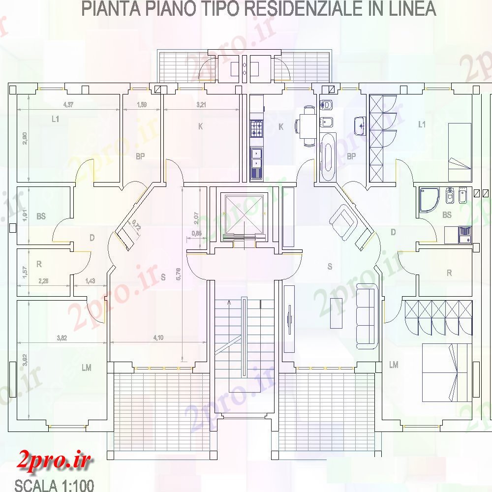 دانلود نقشه مسکونی ، ویلایی ، آپارتمان انعطاف پذیری طرحی ساخت و ساز با در خط معماری 11 در 21 متر (کد133390)