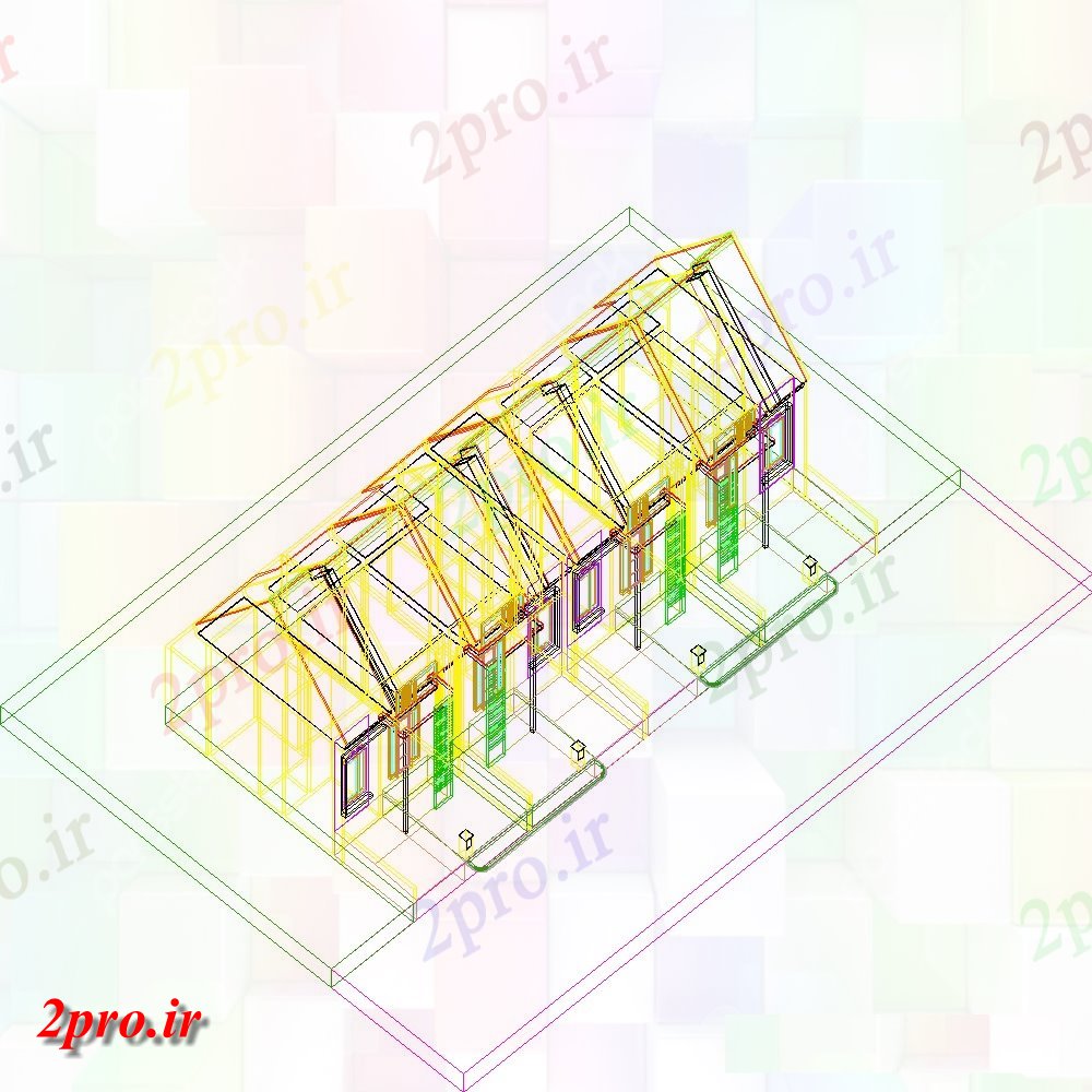 دانلود نقشه مسکونی  ، ویلایی ، آپارتمان  طرحی خانه و جزئیات  (کد133489)